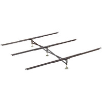 Glideaway Fba_Gs-3 Xs X Support Bed Frame System Gs-3 Xs Model 3 Cross Rails And 3 Legs - Strong Center Support Base For Full Queen And King Mattress Box Springs And Bed Foundations