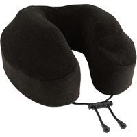 Cabeau Evolution Classic Travel Neck Pillow Memory Foam Neck Support With Adjustable Clasp For Comfort On-The-Go - Airplane, Train, Car, Home, Office, And Gaming (Midnight Black)