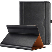 Procase Universal Tablet Case 9""-10.1"" Inch, Stand Folio Tablet Case Protective Cover For 9"" 9.7"" 10"" 10.1"" Touchscreen Tablet With Multiple Viewing Angles And Pen Holder -Black