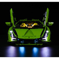 Lightailing Light Set For (Technic Lamborghini Sian Fkp 37) Building Blocks Model - Led Light Kit Compatible With Lego 42115(Not Included The Model)