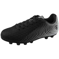 Vizari Stealth Fg Soccer Shoes | Firm Ground Outdoor Soccer Shoes For Boys And Girls | Lightweight And Easy To Wear Youth Outdoor Soccer Cleats | Black/White | Little Kid