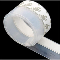 Zengest Door Strip Bottom, House And Glass Shower Door Seal Strip For Side Of Door(Transparent), 1"" X 16.4'