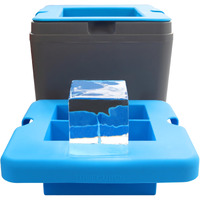 True Cubes Crystal Clear Ice Cube Maker, 4 Large 2""X2""X2"" Ice Cubes For Cocktails And Drinks, Silicone Mold For Pure, Bartender-Quality Ice - Great For Hosting And Entertaining, Whiskey Gifts For Men