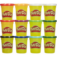 Play-Doh Jewel Colors Bulk 12-Pack Of 4-Ounce Cans, Easter Basket Stuffers For Girls & Boys, Party Favors, Kids Arts & Crafts, Preschool Toys, Ages 2+