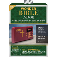Wonder Bible Niv- The Audio Bible Player That You Can Listen To In English, New International Version, New & Old Testament As Seen On Tv