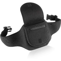 Deluxe Portable Cd Player Holder Case With Belt - Black - For Exercise, Yoga, Hiking Or Biking