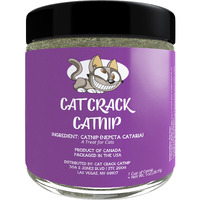 Cat Crack Catnip, Zoomie-Inducing Cat Nip Blend, North American Made & 100% Natural, Safe & Non-Addictive Catnip Treats Used To Supplement Cat Nip Toys, Spray, & Accessories (1 Cup)