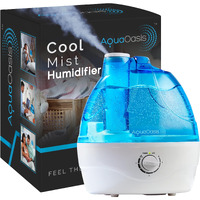 Aquaoasis Cool Mist Humidifier (2.2L Water Tank) Quiet Ultrasonic Humidifiers For Bedroom & Large Room - Adjustable -360 Rotation Nozzle, Auto-Shut Off, Humidifiers For Babies Nursery & Whole House