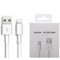 1Pack Apple Original Charger [Apple Mfi Certified] Lightning To Usb Cable Compatible Iphone Xs Max/Xr/Xs/X/8/7/6S/6Plus/5S,Ipad Pro/Air/Mini,Ipod Touch(White 2M/6.6Ft) Original Certified