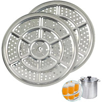Fonllam 2Pack Stainless Steel Canner Rack - 11-Inch Pressure Cooker Rack For Pressure Canner - Compatible With Presto, All-American And More