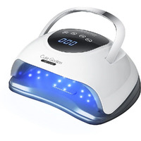 Uv Led Lamp For Gel Polish 220W Fast Nail Polish Professional Dryer Nail Curing Light 57 Lamp Beads Auto Sensor For Fingernail & Toenail