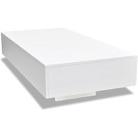 Vidaxl Coffee Table High Gloss White