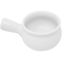 Vikko Soup Bowls, Set Of 4 Soup Bowls With Handles, 10 Ounce,Microwave Safe, French Onion Soup Crocks Oven Safe, Porcelain Soup Bowls