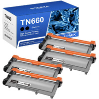 Wiseta Tn660 Tn-660 Tn630 Tn-630 Compatible Toner Cartridge Replacement For Brother Tn 660Tn 630 To Compatible With Hl-L2380Dw Mfc-L2700Dw Mfc-L2740Dw Hl-L2300D Mfc-L2707Dw Printer (4 Black)
