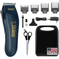 Wahl Usa Deluxe Pro Series Cordless Lithium Ion Clipper Kit For Dog Grooming At Home With Heavy Duty Motor, Self-Sharpening Blades, And 2 Hour Run Time - Model 9591-2100