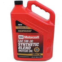 Ford Genuine Xo-5W30-5Qsp Sae 5W-30 Premium Synthetic Blend Motor Oil - 5 Quart Jug