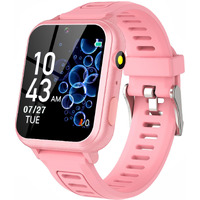 Wiszodet Smart Watch For Kids Gift For Girls Age 5-12, 1.54"" Touch Screen Watch With Hd Camera Video 24 Games Music Pedometer Flashlight Alarm Clock, Gifts For 7 8 9 10 Year Old Girls Boys