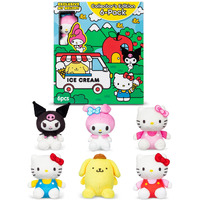 Micro Teenies Hello Kitty And Friends 6 Pack - Miniature Plush Figure, Suffed Animal, Toy Mini Soft Figure For Kids, Girls And Boys Ages 4+