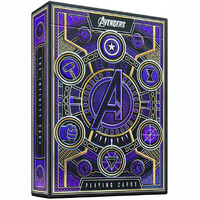 Theory11 Avengers Purple Edition Premium Playing Cards - Marvel Studios' The Infinity Saga Deck