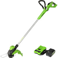 Greenworks 24V 13"" Brushless Cordless String Trimmer, 4.0Ah Usb Battery And Charger Included