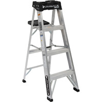 Louisville Ladder 4-Foot Aluminum Step Ladder, 300-Pound Load Capacity, Type Ia, As3004