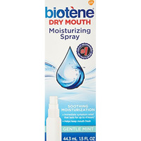 Biotene Gentle Mint Moisturizing Mouth Spray, Sugar-Free, For Dry Mouth And Fresh Breath, 1.5 Ounce (Pack Of 2)