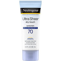 Neutrogena Ultra Sheer Dry-Touch Water Resistant And Non-Greasy Sunscreen Lotion With Broad Spectrum Spf 70, 3 Fl Oz (Pack Of 1)