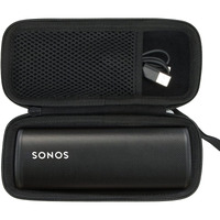 Khanka Hard Travel Case Replacement For Sonos Roam Portable Smart Bluetooth Speaker (Inside Black)