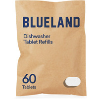 Blueland Dishwasher Detergent Tablet Refill 1 Pack - Plastic-Free & Eco Friendly Alternative To Liquid Pods Or Sheets - Natural, Sustainable - 60 Washes