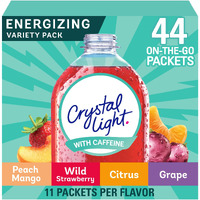 Crystal Light Energizing Variety Pack, 44 Ct On-The-Go Packets
