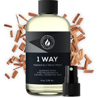 Aroma Country 1 Way Diffuser Oil - Luxury Hotel Santal Fragrance Oil For Diffuser Refill, Sandalwood Home Aroma Diffusers & Room Spray - My Way Premium Aromatherapy Oils & Home Scent (4 Fl Oz)