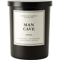 Leoben Company | Masculine Aromas | Small Batch | Soy Wax | 40 Hours | Scented Mens Candles With Natural Essential Oils | Vegan (Man Cave)