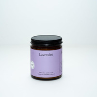 Fontana Candle Company - Lavender | Lightly Scented Candle | Made From Beeswax And Coconut Oil | Essential Oil | Wood Wick | Long Lasting | Non Toxic Clean Burn
