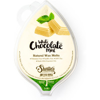 Shortie's Candle Company White Chocolate Mint Natural Soy Wax Melts - 1 Highly Scented 3 Oz. Bar - Made With 100% Soy And Essential Fragrance Oils - Phthalate & Paraffin Free, Vegan, Non-Toxic