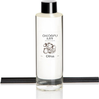Chloefu Lan Citrus Scented Oil Diffuser Refill 6.76 Fl Oz Natural Essential Oil, Real Citrus! Holiday Home Fragrance For Bathroom Office Decor