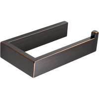 Sayayo Oil Rubbed Bronze Toilet Paper Holder Wall Mount, Brushed Bronze Toilet Tissue Holder For Bathroom Tp Holder Square, Sus304 Stainless Steel 6 Inch
