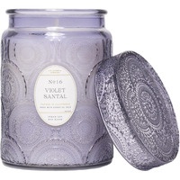 Leoben Co | Violet Santal | Classic Design Collection | 18Oz | 80 Hour Burn Time | Made To Set The Mood | Created With Natural Soy Wax And Essential Oils