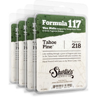 Shortie's Candle Company Tahoe Pine Wax Melts Bulk Pack - Formula 117-4 Highly Scented 3 Oz. Bars (12 Oz. Total) - Made With Essential & Natural Oils - Fresh & Clean Air Freshener Cubes Collection