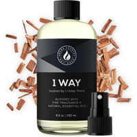 Aroma Country 1 Way Diffuser Oil - Luxury Hotel Santal Fragrance Oil For Diffuser Refill, Sandalwood Home Aroma Diffusers & Room Spray - My Way Premium Aromatherapy Oils & Home Scent (8.5 Fl Oz)