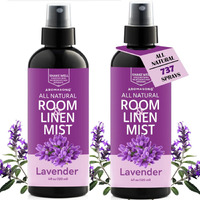 Aromasong 100% Natural Lavender Spray | 2-Pack | For Relaxing - Room & Linen Spray For Sleeping - Calming Essential Oil For Pillows And Sheets 4 Fl Oz.