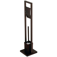 Kingston Brass Scc8345 Edenscape Pedestal Toilet Paper Holder With Toilet Brush Holder, Oil Rubbed Bronze