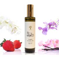 Pristine English Country Inn/Inspired By Ritz Carlton Linen & Room Spray Air Freshener, Made With Essential Oils, Fragrance Room Spray With Strawberry And Vanilla 3.4Oz Pillow Spray