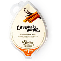 Shortie's Candle Company Cinnamon Vanilla Natural Soy Wax Melts - 1 Highly Scented 3 Oz. Bar - Made With 100% Soy And Natural Fragrance Oils - Phthalate & Paraffin Free, Vegan, Non-Toxic
