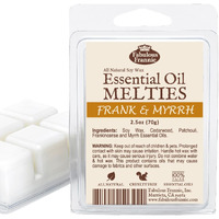Fabulous Frannie Frank And Myrrh Blend Pure & Natural Soy Candle Meltie/Tart/Melts Made With Pure Essential Oils 2.5Oz