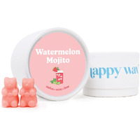 Happy Wax Watermelon Mojito Scented Bear Wax Melts - Natural Strong Scented Summer Wax Melts Infused W/Essential Oils - Non Toxic Wax Melt & Pet Safe Wax Melts - (4 Oz Tin)