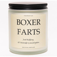 Boxer Dog Gifts & Decor, Boxer Dog Gifts For Women, Doggy Farts Candle, Doggy Mom Gift For Women - Lavender & Eucalyptus, Crafted By Natural Soy Wax & Natural Essential Oils, 7Oz