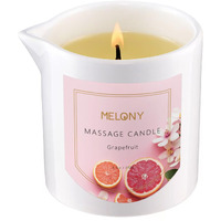 Melony Luxury Massage Candle - Moisturising, Body Oil Candles For Muscle Relaxation, 8.1Oz (Grapefruit)