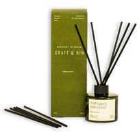 Craft & Kin Reed Diffuser Set Oakwood, Mahogany & Vetiver, Reed Diffusers For Home, Fragrance Diffuser Sticks, Oil Diffuser Sticks, Oil Diffuser With Sticks, Reed Diffuser For Men