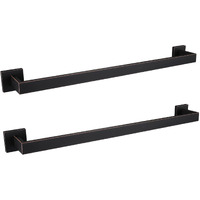 Lanc Orb Bath Towel Bar Bathroom Kitchen 24-Inch Towel Rack Oil Rubbed Bronze Towel Holder Wall Mounted Towel Hanger Towel Rod Stainless Steel Towel Rail 2 Pack,A8804-6Orb