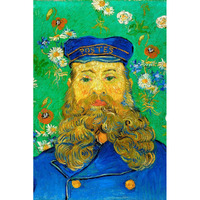 Vincent Van Gogh Portrait Of The Postman Joseph Roulin 1888 Oil On Painting Cool Wall Art Print Poster 12X18